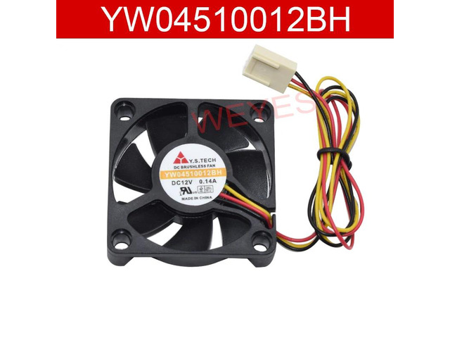 4.5cm YW04510012BH YW04510012LM 4510 DC12V 0.14A 45*45*10MM 3-pin cooling fan