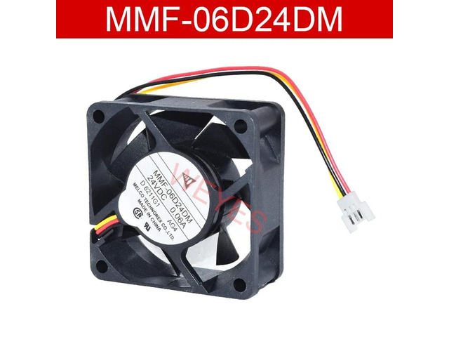 MMF-06D24DM DC24V 0.06A 60*60*25mm 3-pin Inverter Fan