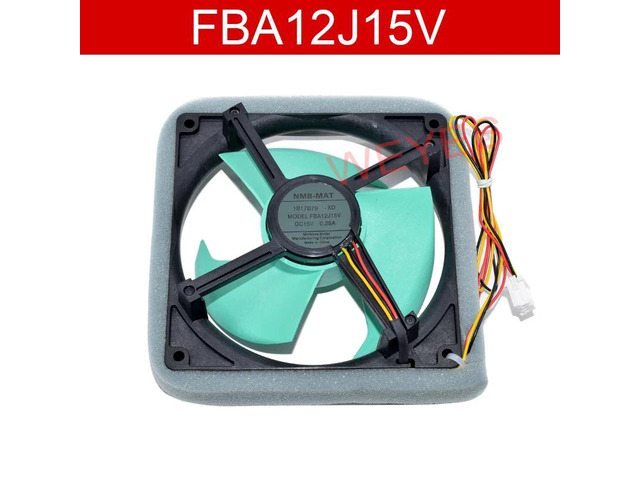Suitable for FBA12J15V DC15V 0.28A 12.5CM three-wire refrigerator cooling fan