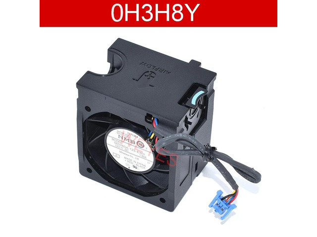 H3H8Y 0H3H8Y 06038DA-12S-EWH DC12V 1.80A Five-wire square cooling fan, suitable for PowerEdge R540 systems.