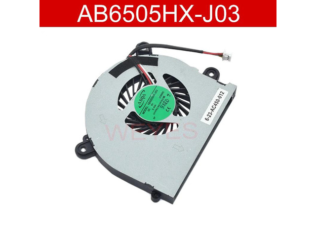 Laptop CPU cooling fan, suitable for S6000 and X600 CPUs, AB6505HX-J03 DC5V 0.40A, suitable for...