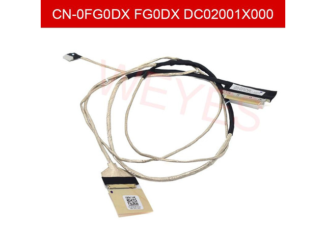 CN-0FG0DX FG0DX DC02001X000 is suitable for 5455, 5545, 5547, 5548, 5543, 5000, FG0DX, P39F LCD LVDS cable.