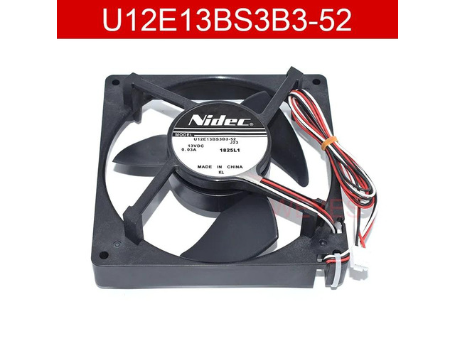 Suitable for U12E13BS3B3-52 J23 DC 13V 0.03A 13CM ball bearing waterproof static cooling fan for refrigerators.