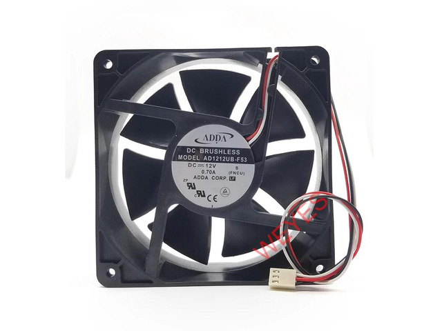 Suitable for AD1212UB-F53 12V 0.70A 12038 three-wire 12CM cooling fan
