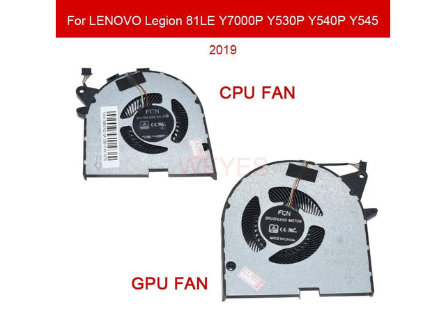 81LE Y7000P Y530P Y540P Y545 EG75100S1-1C010-S9A 1C040-S9A CPU and GPU fans DFS200105200T DFS2001052Q0T DFS501105PR0T