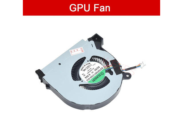 CPU and GPU fans for V17 VN7-793G / V15 VN7-593G, DC5V 4-pin laptop cooler EG75070S1-C350-S9C EG75070S1-C360-S9C