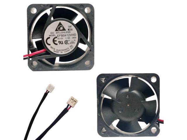 Suitable for 40x40x20mm dual ball bearing 12V DC cooling fans - high-speed 40mm fans, suitable for electronic products EFB0412VHD