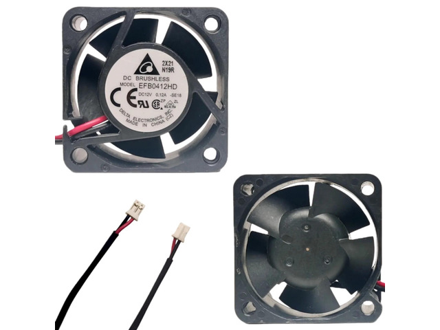Suitable for 40x40x20mm dual ball bearing 12V DC cooling fans - high-speed 40mm fans, suitable for electronic products EFB0412HD