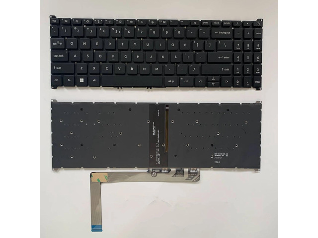 US-style keyboard (black backlit, US style) for N23Q23 Go 15 AG15-32P AG15-31P AG15-31P-C48E/3947 EX215-34 EX215-35 laptops.