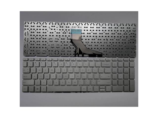 Suitable for 15T-DA, 15T-DB, 17-BY, 17-CA, 250, 255, G7, TPN-C135, TPN-C136 US-style laptop keyboards (Silver US).