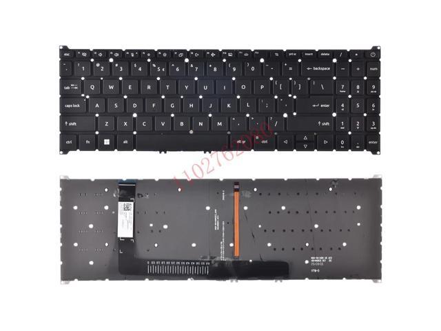 US layout keyboard (black backlit, US style) for N23H4, N23C3, N22C6, N23Q22, N23Q23, N22Q25, and N22Q3 laptops.