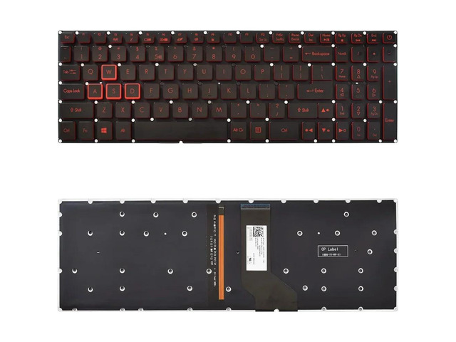 Backlit replacement keyboard (US layout) for 5 AN515-31 AN515-41 AN515-42 AN515-51 AN515-52 AN515-53 N16C7 N17C1