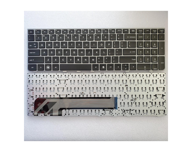 Keyboard for ProBook 4530S, 4535S, 4730S (638179-001, 646300-001) Notebook Computers (US) (Silver Frame US)
