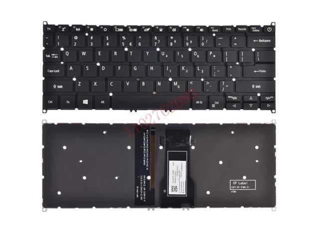 Compatible with Swift 3 SF314-41 SF314-54 SF314-55 SF314-56 SF314-511 N17W6 N17W7 N16C4 US-style laptop keyboard (backlit power button)