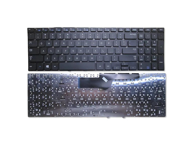 US-style laptop keyboard, black, compatible with NP550P5C, 550P5C-S01, 550P5C-S02, 550P5C-T01, NP355E5X, 355E5X, 355V5X, NP355V5X, E5C, and V5C...