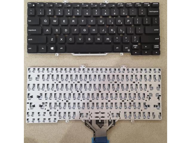 Keyboard for Latitude 7400 7410 5400 5401 5410 54110RDV0V RDV0V Laptops (US Version) (Black, US)