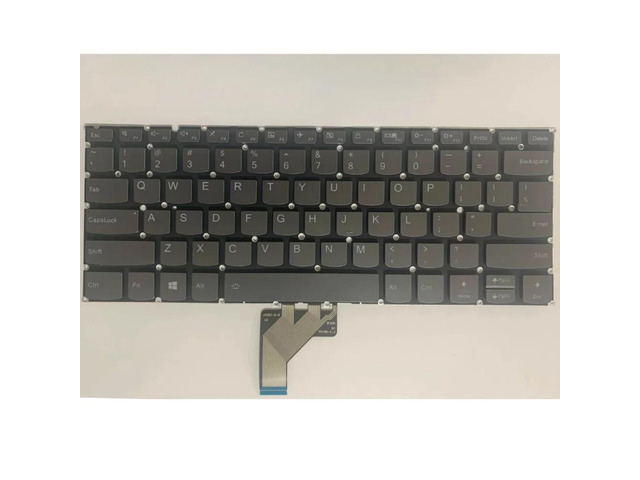US-style backlit keyboard for 920-13, 920-13IKB, Yoga 6 Pro-13IKB, and iPad Flex Pro-13IKB, gray.