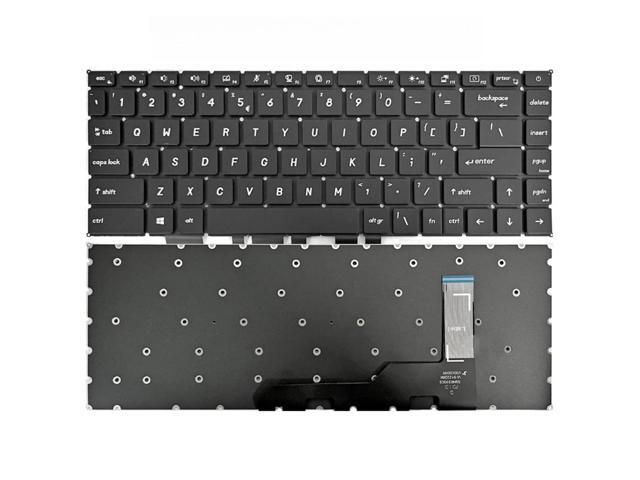 Keyboard for GS66, GE66, GP66, MS-14C2, MS-14D3, MS-14DK laptops (US version) (Black, no backlight)