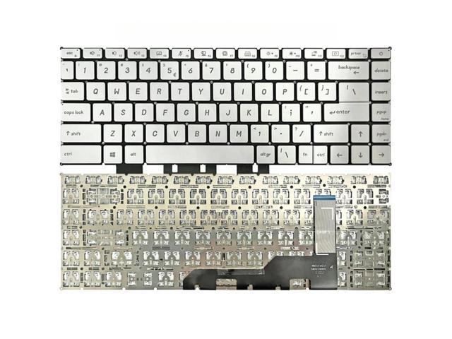 Keyboard for GS66, GE66, GP66, MS-14C2, MS-14D3, MS-14DK laptops (US version) (white, no backlight)