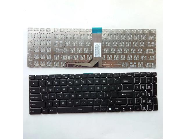 Keyboard for MS-16K2, 16JB, 16JF, 16L2, 16P, MS-179B, 1785, and 17FK laptops (US version, white).