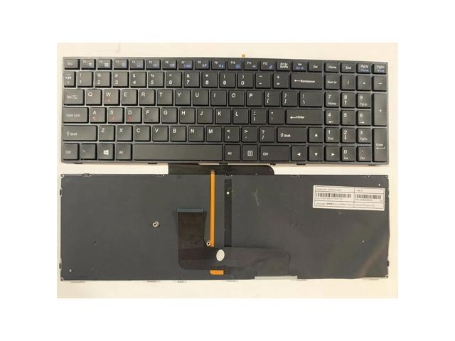 US layout keyboard (black backlit, US style) for Z7-KP7D1, CP65S01, CP65S05, CP65R01, CP65R02, P651, P655, P671, and P655SE laptops.