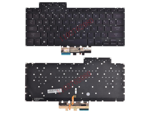 US-style keyboard (black backlit, US style) for G14 14 Zephyrus GA402 GA402R GA402RJ GA402RK GA402RU GA402X GA402XV GA402/R/RJ/RK/RU/X/XV laptops.