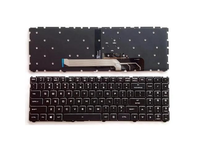 American English backlit keyboard for GWTN156-2, GWTN156-2BK, GWTN156-3, and GWTN156-3BK