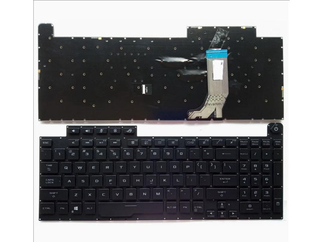 Keyboard for G712 S7D G732 G731/GT/GU/GV/GW G712L G712V G732L G732G G732GU Laptops (US Standard) (Black RGB Backlighting)
