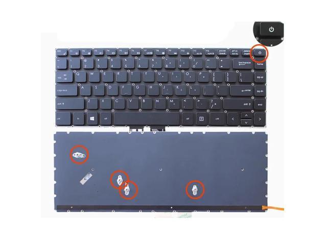 Keyboard with backlight for Celeron HKNS02 HKNS01, Hasee Elegant X3 G1 i3 X3 D1 MB2882001 XK-HS040 V1384JLAS1-US-00R000 (USA)