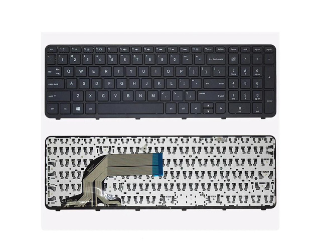 US version laptop keyboard for Pavilion 350 G1/350 G2/355 G2 (model: 752928-001/758027-001, with bezel).