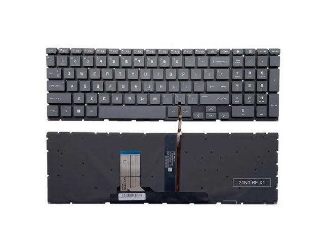 US layout compatible with Victus 7/8/9 TPN-Q263 Q264 Q278 C169 C170 16-D 16-E 16T-D 16-R 16-S 15-FA FB TPN- Q264 Q279 laptop keyboard (grey.