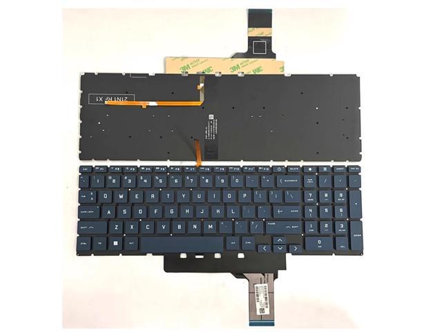 US layout compatible with Victus 7/8/9 TPN-Q263 Q264 Q278 C169 C170 16-D 16-E 16T-D 16-R 16-S 15-FA FB TPN- Q264 Q279 laptop keyboard (blue.