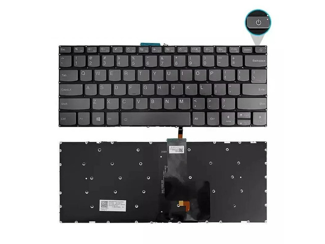 US-style backlit keyboard (power backlight) compatible with 320-14, 320S-14IKB, 120S-14IAP, and 520-14IKB