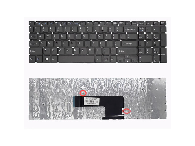 White US keyboard for SVF15, SVF152C29W, SVF152a23t, SVF153a1qt, SVF15327scp, SVF152, SVF1521, and SVF152A23T laptops.