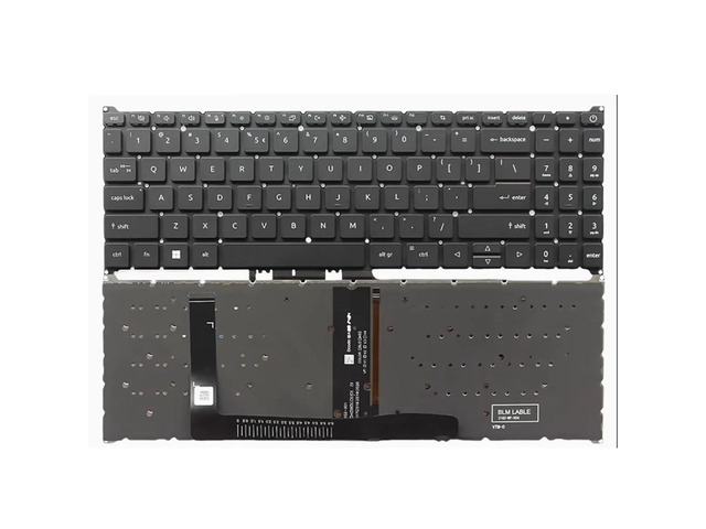 Compatible with V15, ANV15-51-54KC, ANV15-41, A515-58-48, A715-78, N22Q25, N23C3, and N23Q22 laptop keyboards (black with backlight, USA).