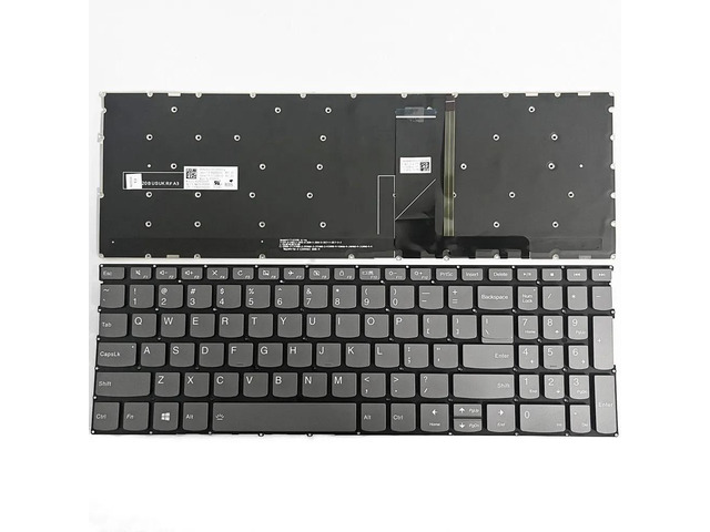 US version backlit keyboard (gray with backlight) for C740 (15-inch), C740-15, C740-15IML, S740-15, S740-15IRH, C940-15, and C940-15IRH laptops.