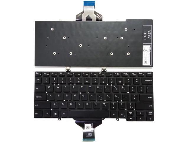 Replacement keyboard for Latitude 5400 5401 5410 5411 7400 P98G laptops (0RDV0V RDV0V, no backlit pointers) - US version.