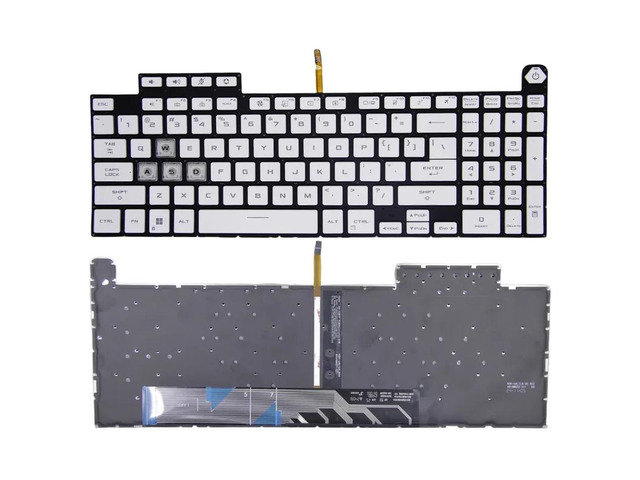US version backlit laptop keyboard (white RGB backlight) for Gaming A15 F15 FA507 FA507RC FA507RE FX507 FX517 A17 FA707 F17 FX707 FX707ZC