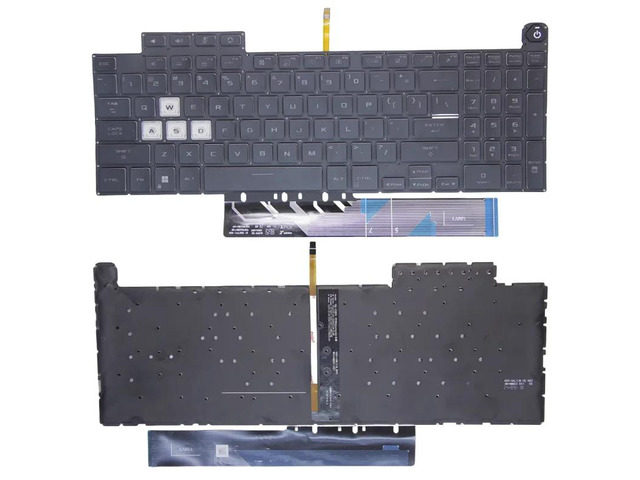 US version backlit laptop keyboard (RGB backlight) for Gaming A15 F15 FA507 FA507RC FA507RE FX507 FX517 A17 FA707 F17 FX707 FX707ZC
