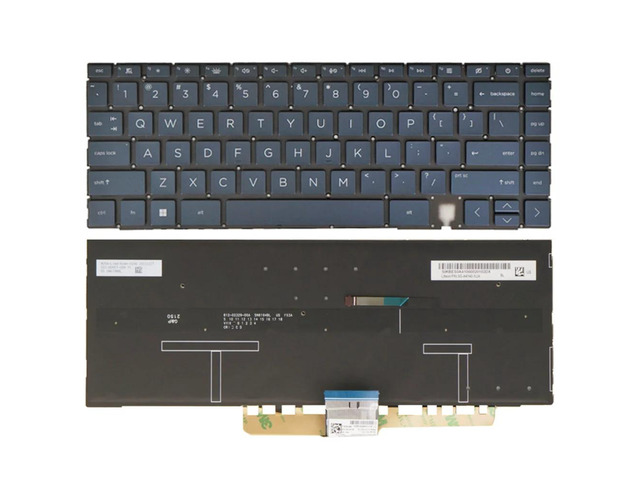 US keyboard (blue with backlight) for Spectre x360 14-EA 14T-EA 14-EB TPN-Q250 TPN-Q252 laptops