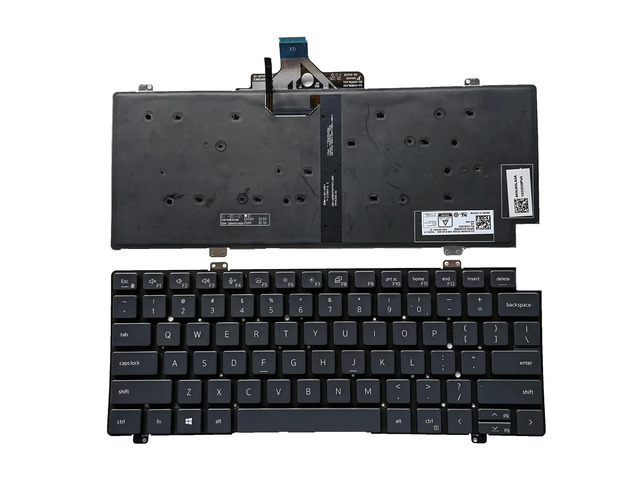 US-style keyboard (backlit, US style) for Latitude 3442, 7420, 7430, 7530, 7630, 5460, 5470, 5432, 5441, 5442, 5420, 5421, P110F, P135G, P136G,...