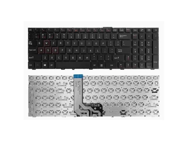 US English keyboard (orange, no backlight) for laptops F117-VF, F117-V56T, F117-VA65T, F117-V26, F117-VSG65, F117-GV65, F117-VC, F117-VD, and F117-VG.