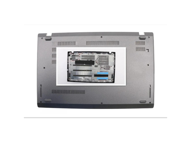 L580 laptop computer with D-shaped plastic bottom cover, model 01LW258