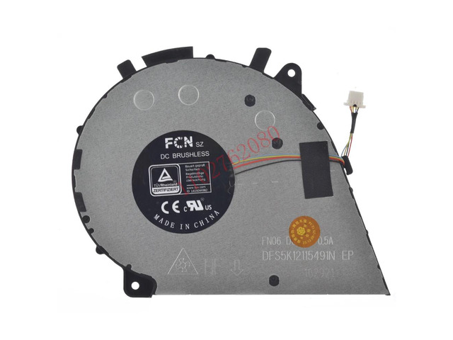 CPU cooling fan DFS5K12115491N for 7i-14-INCH, 7i 14ITL5, 14C, and 7-14ACN6 series laptops.