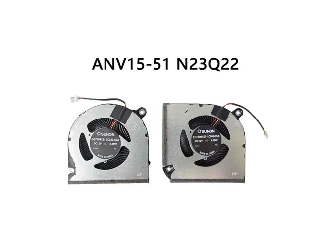 Laptop cooling fan for ANV15-51 N23Q22