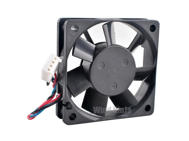 60mm x 60mm x 15mm axial fan, 6cm, DC12V, 0.10A, 6500rpm, power supply cooling fan 6015-12MS 6029420PW-4