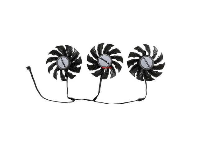 3 units/set, 82mm, PLA09215S12H, GPU cooler, graphics card fan, for RX 5700 XT 8G, VGA graphics card cooling