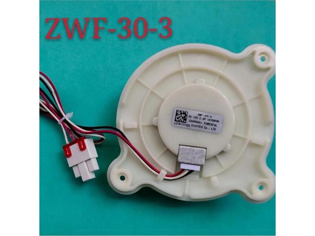 Refrigerator cooling fan ZWF-30-3 DC12V 2.5W 1870RPM, suitable for BCD-201WEC B15184.4-5 or other models.