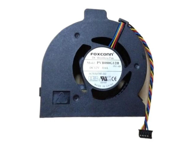 PVB080G12H 390 790 990 USFF CPU Cooler K6YMY FGW90 Chassis Turbine Fan, 4-Wire PWM, All-in-One Silent Cooling Fan