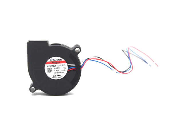 5015 24V Blower MF50152VX-1L01C-Q99 or S99 50X50X15mm 1.95W PWM 6000RPM 4.8CFM 4-wire lead heatsink